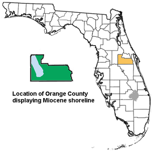 <span class="mw-page-title-main">Orange County, Florida paleontological sites</span>