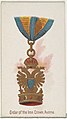 Order of the Iron Crown, Austria, from the World's Decorations series (N30) for Allen & Ginter Cigarettes MET DP838297.jpg