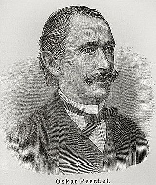 <span class="mw-page-title-main">Oscar Peschel</span> German geographer and anthropologist (1826–1875)