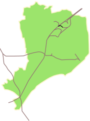 Mapa przebiegu linii kolejowej 913