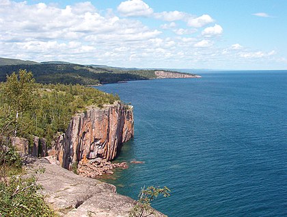 Cliffs at Palisade Head and Shovel Point in Minnesota