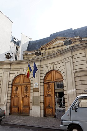 Vue de la mission diplomatique