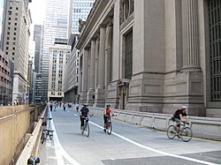 The western viaduct during "Summer Streets", temporarily closed to cars