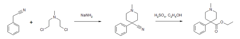 File:Pethidine synthesis.PNG