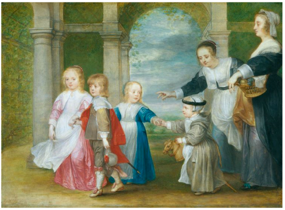 File:Philip Fruytiers - Four children of Rubens and Helena Fourment with maids.tiff