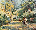 Un xardín en Montmarte, de Renoir.