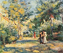 Pierre-Auguste Renoir, Un jardin à Montmartre, vers 1880.
