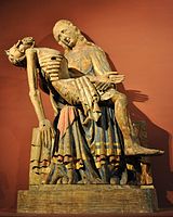 ドイツ中部のピエタ像、1330-1340年