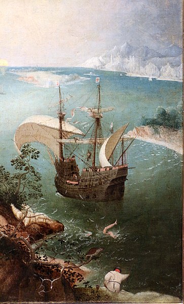 File:Pieter bruegel il vecchio, caduta di icaro, 1558 circa 05 nave.JPG