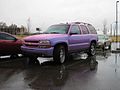 Pink purple SUV