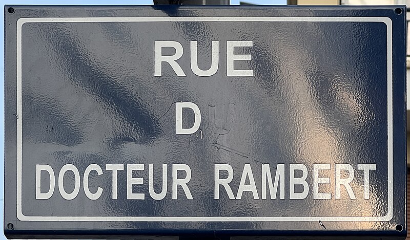 File:Plaque Rue Docteur Rambert - Rouen (FR76) - 2023-06-17 - 1.jpg