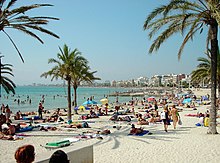 Platja de Palma in El Arenal