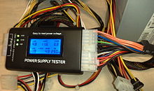 ATX PSU tester with an LCD