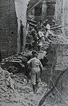 Niemieckie przygotowania do wysadzenia pozostałości po Zamku (8 września 1944)