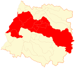 Provincia di Talca – Localizzazione