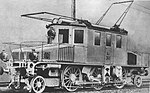 Electric locomotive RA 361 (later FS Class E.360) by Ganz for the Valtellina line, 1904