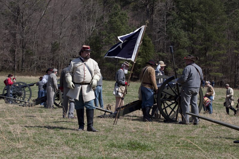 File:Reenactment of Civil War siege of April 1862, Bridgeport, Alabama LCCN2010638263.tif