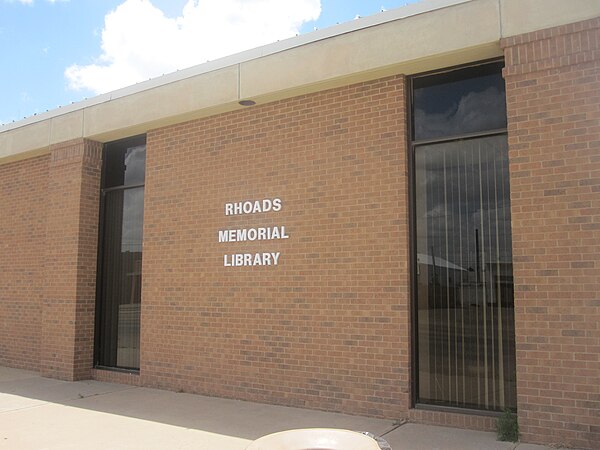 Rhoads Memorial Library serves Castro County.