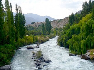 Yeso River river in Chile