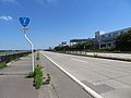 Heutige Nationalstraße 7 auf der 2003 vollendeten Ortsumgehung (Mikawa By-pass, 三川バイパス)