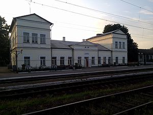 Залізнична станція в Рудниці