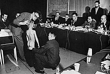 Russell-Tribunal in Stockholm (1967) (Quelle: Wikimedia)