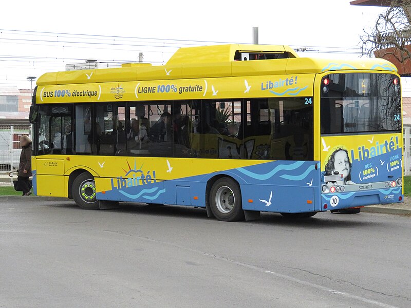 File:Sète - 34200 - 2018.03.30 - Sête Agglopôle Mobilité - CarPostal Bassin de Thau - Solaris Urbino 8,9 LE electric n°24 © Anthony Levrot.jpg