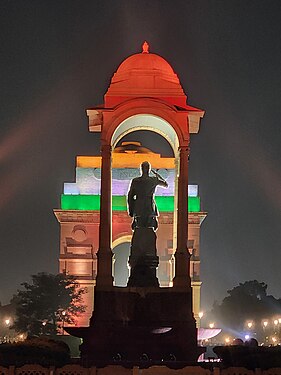 Subhash Chandra Bose, India Gate, New Delhi