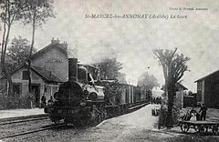 Saint-Marcel-lès-Annonay, la gare