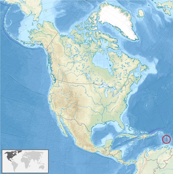 File:Saint Vincent and the Grenadines in North America (relief).svg