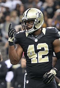 Anderson playing for the Saints in 2015. Saints vs Panthers 12.6.15 021.jpg