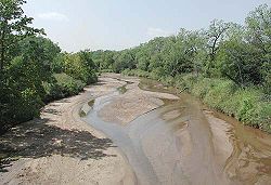 The Salt Fork near Alva, Oklahoma