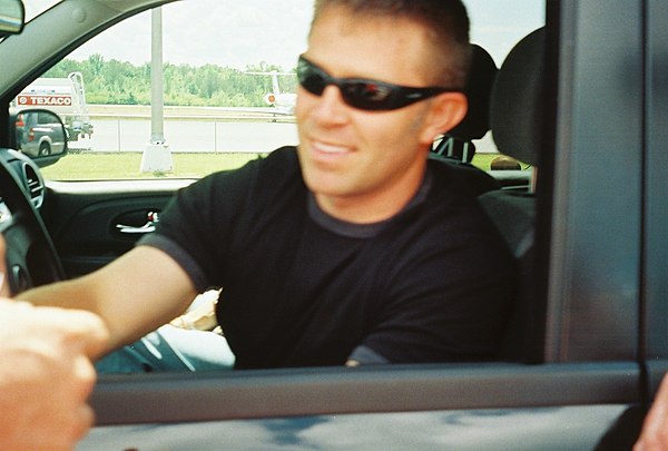 Scott Riggs (pictured in 2008) had the second pole position of his career.