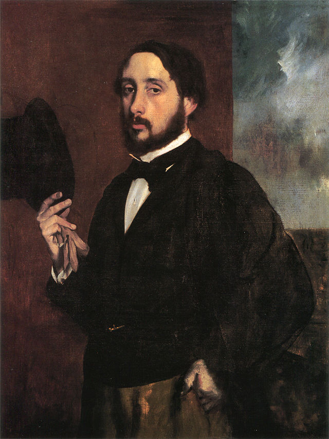 Автопортрет Едґара Деґа (близько 1863)