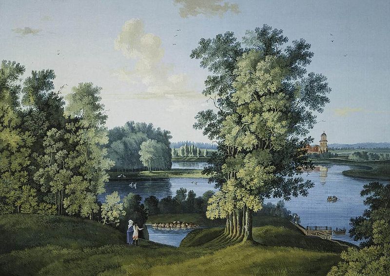 File:Semyon Fyodorovich Shchedrin - View of the Large Pond in the Park in Tsarskoye Selo - WGA21177.jpg