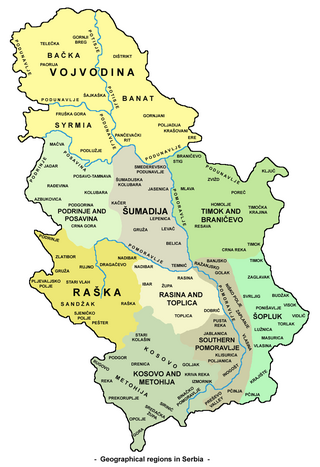 <span class="mw-page-title-main">Geography of Serbia</span>