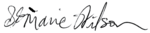 Signature of Marie Wilson.png