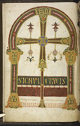 Silos Apocalypse - BL Add MS 11695 f. 003v - Oviedo cross
