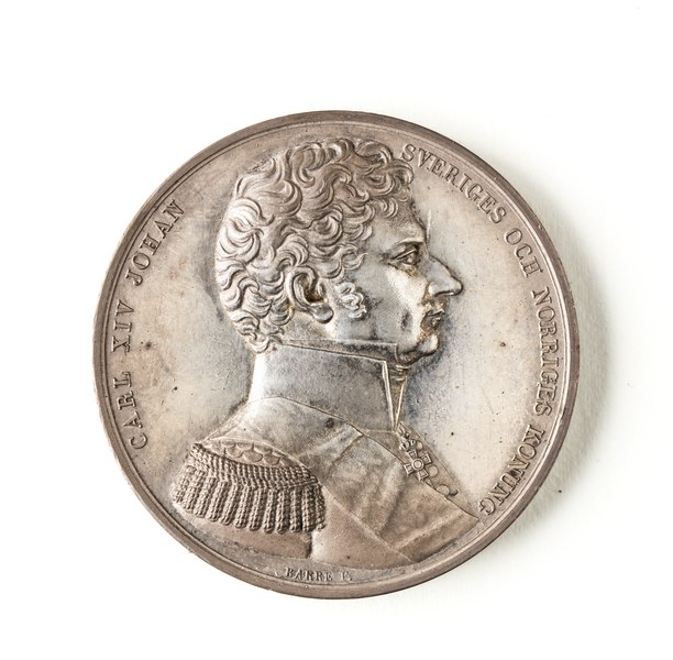 File:Silvermedalj, Karl XIV Johan - Skoklosters slott - 109314.tif