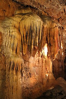 Draperies in the cave Smoke Hole Caverns.jpg