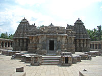 Keshava temple, Somanathapura, Karnataka. Somanathapura Keshava temple altered.JPG