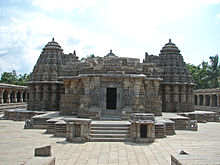 Chennakesava Temple, Somanathapura, built 1268 CE. Somanathapura Keshava temple altered.JPG