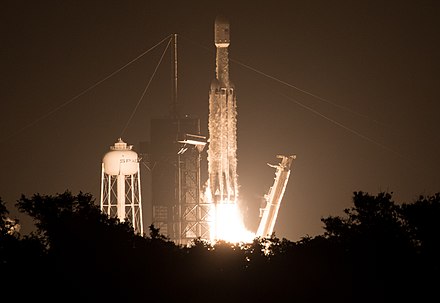 Launch of the Falcon Heavy on the STP-2 mission