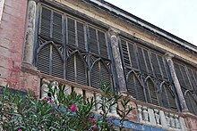 Pointed arched windows, a Neo-Gothic design St. Ignatius Villa 37.jpg