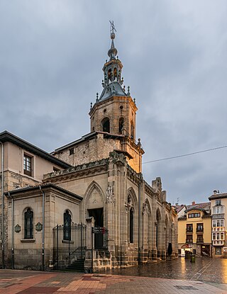 Saint Peter church in Vitoria-Gasteiz, Basque Country, Spain
