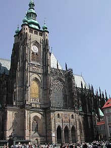 Catedral de San Vito del Castillo de Praga, en la República Checa.