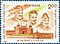 Stamp of India - 1997 - Colnect 163615 - Three INA Stalwarts - Shah Nawaz Khan GSDhillon - PKSah.jpeg