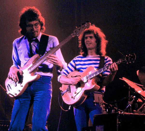 Left to right: Steve Rodby and Pat Metheny