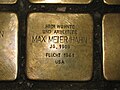 der Stolperstein für Max Meier Hahn