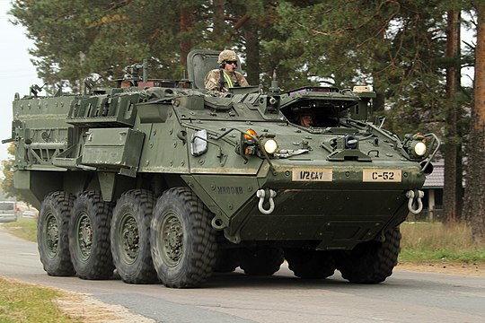 Сколько страйкер. M1129 Stryker. БТР Stryker a1. M1129 Stryker mortar Carrier. Самоходный миномет m1129.